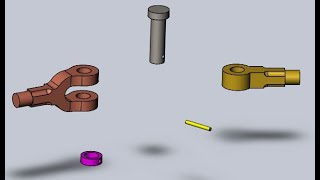 EXPLODE VIEW ANIMATION & ROTATION ON SOLID WORKS TOOL