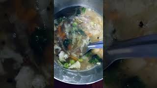 #ବର୍ଷା ପାଗ ରେ vegitable soup ର ମଜା #