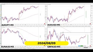 【RCCで振り返る】2024年08月09日対オージーの4通貨ペア