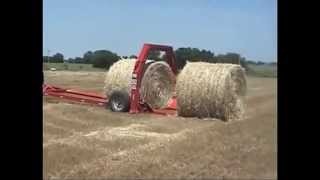 2ez Bale Mover on tractor