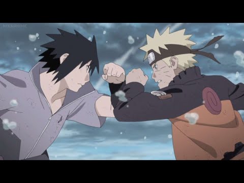 What movie does Naruto fight Sasuke?
