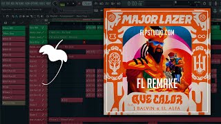 Major Lazer, J Balvin ft El Alfa - Que calor Fl Studio Remake