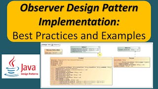 Observer Design Pattern Implementation: Best Practices and Examples