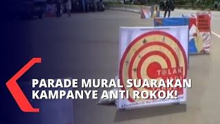 Parade Mural Serukan Anti-Rokok di Sepanjang Kawasan Patung Kuda Gambir