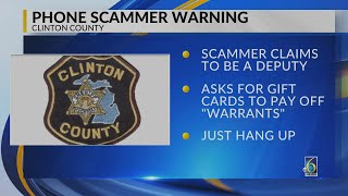 Scam warning from Clinton County Sheriff