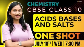 Cbse 10  Chemistry | Acids Bases And Salts | Oneshot | Exam Winner