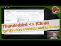 Thunderbird: Synchronize with iCloud, calendar and contacts