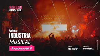 Webinar - Conoce los aspectos clave de la Misión de industrias musicales