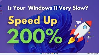 How to speed up your Windows 11 & make 4GB RAM Laptop Faster Quickly [2022]