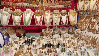 Charminar street shopping jewelry latest collection||madina charminar street shopping hyderabad