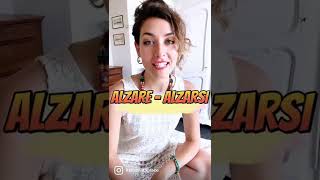 Alzare-Alzarsi: what’s the difference? | Learn Italian Language 🇮🇹