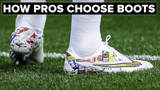 How PROs choose their football boots (unexpected)