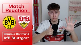 🔴 Borussia Dortmund 2:1 VfB Stuttgart | Live | Reaktion