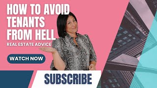 BEST WAY to Avoid Tenants from HELL