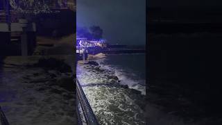 Stormy weather in Igalo #montenegro #storm #rainyday #wintersea #adriaticsea #waves