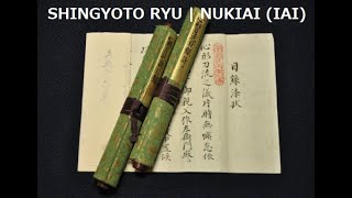 SHINGYOTO RYU NUKIAI  |  心形刀流演武 抜合