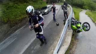 Kawasaki Z250 Crash