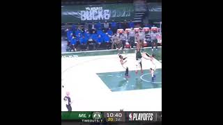 Giannis Hyped Bucks Crowd By Nasty Dunks.