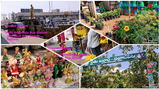 Nurseries | Making Of Idols |  Flower Market | Rythubazar - in Nellore Vlog