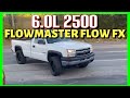 2007 Chevy Silverado 6.0L 2500 EXHAUST w/ FLOWMASTER FLOW FX!