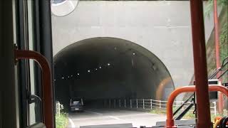 大分バス12911　県庁正門前⇒元町⇒大南団地北⇒元町⇒大分駅前(往復)　前面展望動画