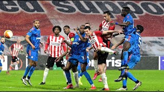 PSV 2:1 Olympiacos Piraeus | All goals and highlights 25.02.2021 Europa League Play Offs | PES