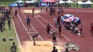 2015 NCISAA 3A Track Championships - Boys Triple Jump Winner