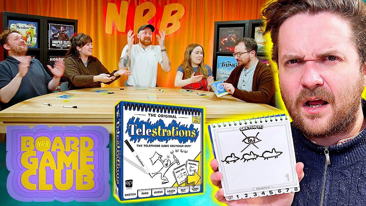 Let S Play Telestrations Board Game Club Youtube