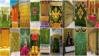 Latest Pellikuthuru Function Wedding Decor Ideas At Home|Pellikuthuru Function Backdrop Designs