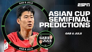 Gab & Juls make their Asian Cup semifinal predictions 👀 | ESPN FC