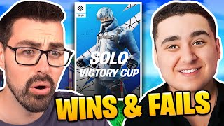 Solo Victory Cup Wins & Fails - Lacy, Pxlarized, Gmoney, Bugha | AussieAntics Highlights