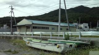 2012年9月29日現在の末崎～細浦漁港（岩手県大船渡市）