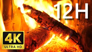 |4K|[Bonfire sound, sleep, no ads] Gazing at it. [ASMR/long time] | Fireplace | Bonfire