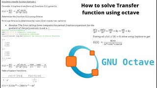 Transfer Function - Process Control Example 3 using Octave