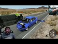 hatali sollama kazalari renault megane pert ettİm beamng.drive diy arduino steering wheel set