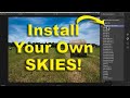 How to Install ADDITIONAL SKIES in Luminar 4