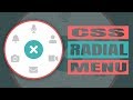 Awesome Radial Menu - Circle Menu CSS (UM TUTORIAL)