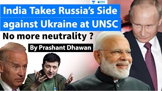 India Takes Russia’s Side against Ukraine at UNSC Biological Weapons Meeting