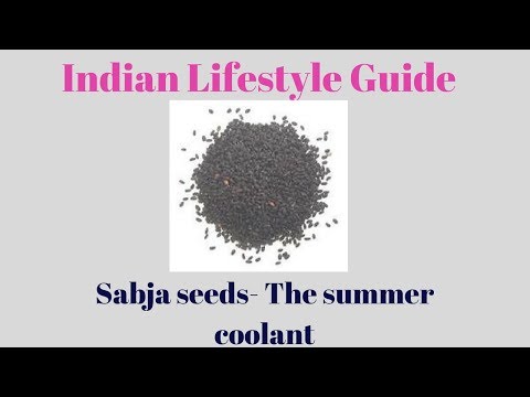 Health benefits of Sabja seeds || Best coolant for summers|| Indian Lifestyle Guide Health benefits of Sabja seeds || Best coolant for summers|| Indian Lifestyle Guide