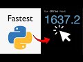 Python Project: 1600CPS Autoclicker