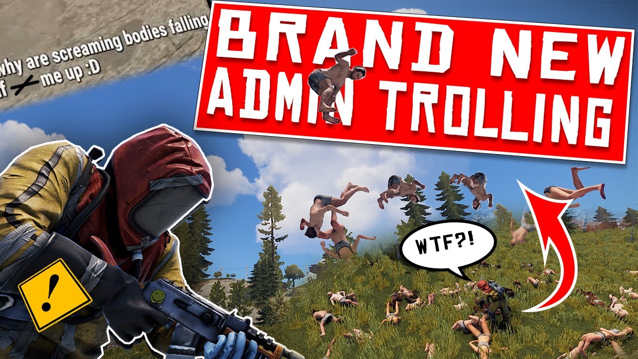 Admin Trolling My Entire Server Rust Admin Trolling Youtube