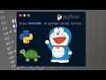 Draw Doraemon in Python using Turtle