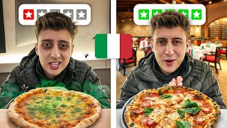 PROBANDO LA PEOR PIZZA DE ITALIA VS LA MEJOR PIZZA 😱