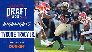 HIGHLIGHTS: Tyrone Tracy Jr. | Giants Draft | Purdue Running Back