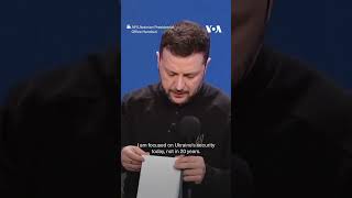 Zelenskyy says he's ready to step down if that achieves peace | VOA News #voanews