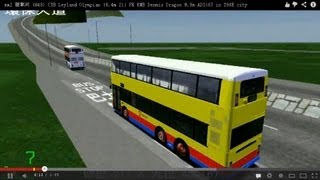 mm2 遊車河 (648) CTB Leyland Olympian 10.4m 211 PK KMB Dennis Dragon 9.9m ADS167 in 298E city