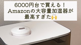 買ってよかった！Amazonで見つけたコスパ最高の6L加湿器🙌