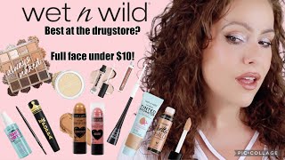 FULL FACE OF MAKEUP UNDER $10| BEST AND WORST OF WET N WILD!