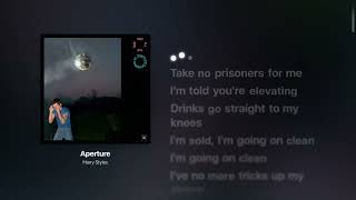 Harry Styles – Aperture (Lyrics) | Str8Lyrical