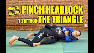 How To Use the Pinch Headlock to Attack the Triangle: No Gi BJJ/Jiu-Jitsu/Grappling